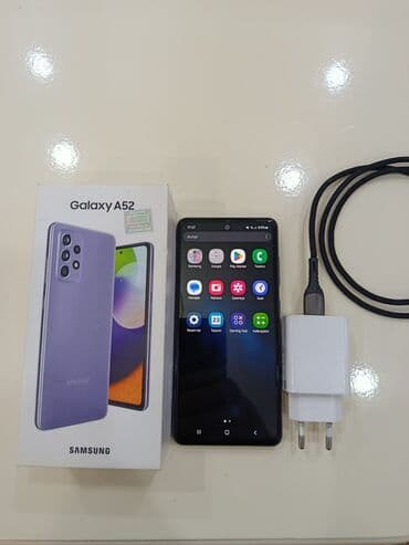 Samsung Galaxy A52, 256 GB, rəng - Bənövşəyi, İki sim kartlı lalafo.az -da Samsung Galaxy A52, 256 GB, rəng - Bənövşəyi, İki sim kartlı