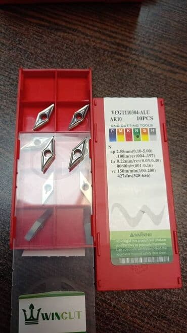 Mismarlar, şuruplar: Torna və frezə üçün kəsici lövhəciklər (karbid insertlər) komplekti - lalafo.az -da — 4 Mismarlar, şuruplar: Torna və frezə üçün kəsici lövhəciklər (karbid insertlər) komplekti - — 4