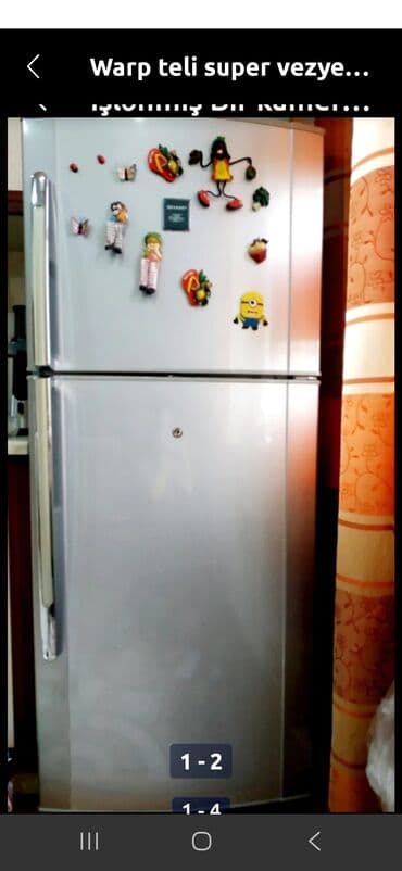 Yeni 2 qapılı Sharp Soyuducu Satılır, rəng - Boz lalafo.az -da Yeni 2 qapılı Sharp Soyuducu Satılır, rəng - Boz