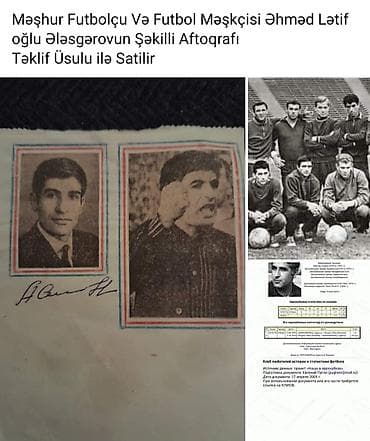 Məhsul: Əhməd Lətif oğlu Ələsgərovun şəkilli avtoqrafı Təsvir: - lalafo.az -da Məhsul: Əhməd Lətif oğlu Ələsgərovun şəkilli avtoqrafı Təsvir: -