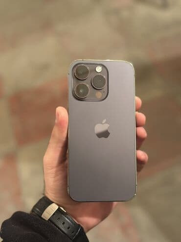 IPhone 14 Pro, 128 GB, Deep Purple, Face ID lalafo.az -da IPhone 14 Pro, 128 GB, Deep Purple, Face ID
