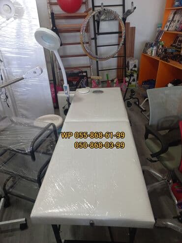 Полки, этажерки: Новый, Масажная кушетка, Складной, цвет - Белый at lalafo.az — 5 Полки, этажерки: Новый, Масажная кушетка, Складной, цвет - Белый — 5