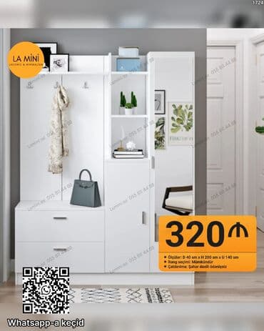 Ağ rəngli giriş dəsti – LA MiNi (Laconic & Minimalism) - lalafo.az -da Ağ rəngli giriş dəsti – LA MiNi (Laconic & Minimalism) -