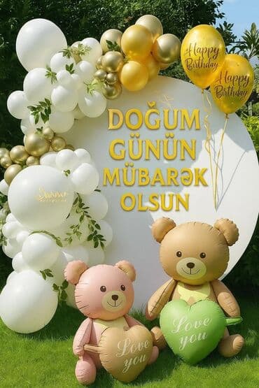 Ad günü şənlikləri və xüsusi tədbirlər üçün nəzərdə tutulmuş bu bəzək lalafo.az -da Ad günü şənlikləri və xüsusi tədbirlər üçün nəzərdə tutulmuş bu bəzək