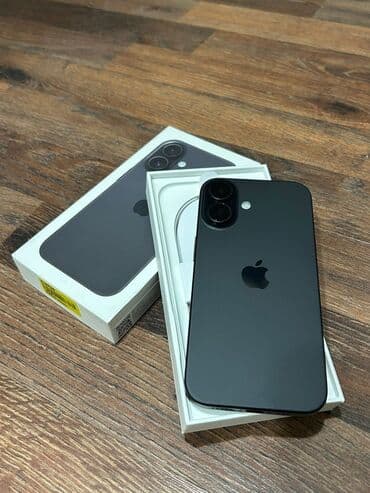 IPhone 16, 128 GB, Qara, Face ID lalafo.az -da IPhone 16, 128 GB, Qara, Face ID