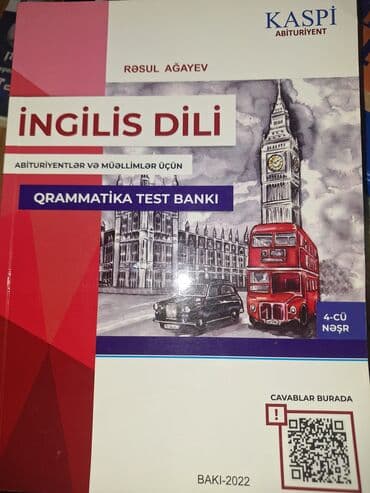 Ingilis dili qrammatika test banki Kaspi lalafo.az -da Ingilis dili qrammatika test banki Kaspi