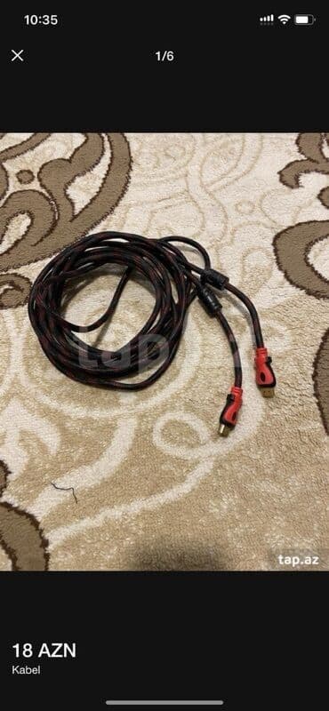 Məhsul: HDMI kabel - Konnektorlar: 2 x HDMI (A tip), qızılı ucluqlar lalafo.az -da Məhsul: HDMI kabel - Konnektorlar: 2 x HDMI (A tip), qızılı ucluqlar