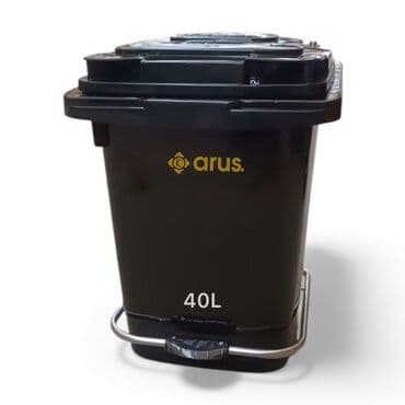 Контейнеры для отходов: 40 litrlik pedallı zibil qutusu - Həcm: 40 L - Rənglər: yaşıl və qara at lalafo.az — 2 Контейнеры для отходов: 40 litrlik pedallı zibil qutusu - Həcm: 40 L - Rənglər: yaşıl və qara — 2