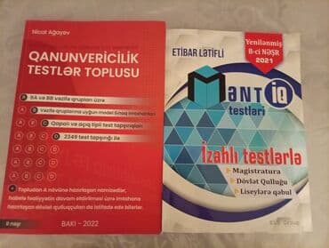 Məhsul: 2 ədəd hazırlıq kitabı (test toplusu) Test topluları yeni kimi lalafo.az -da Məhsul: 2 ədəd hazırlıq kitabı (test toplusu) Test topluları yeni kimi