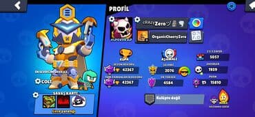 Brawl Stars oyun hesabı Ümumi göstəricilər: - Kupa: 42 367 (rekord) lalafo.az -da Brawl Stars oyun hesabı Ümumi göstəricilər: - Kupa: 42 367 (rekord)