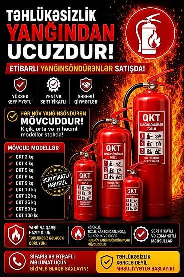 Yanğınsondurmə balonları 🧯 Ev, ofis və avtomobil üçün sertifikatlı və lalafo.az -da Yanğınsondurmə balonları 🧯 Ev, ofis və avtomobil üçün sertifikatlı və