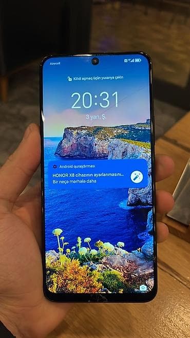 Honor X8, rəng - Qara, Sensor lalafo.az -da Honor X8, rəng - Qara, Sensor