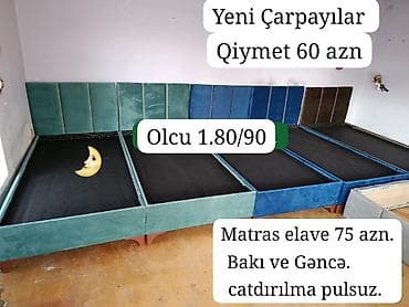 Yeni Çarpayı satilir *60 azn* Olcu 1.80/90. *Matras elave 75 azn* lalafo.az -da Yeni Çarpayı satilir *60 azn* Olcu 1.80/90. *Matras elave 75 azn*