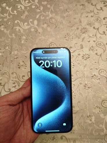 IPhone 15 Pro, 256 GB, Blue Titanium, Face ID lalafo.az -da IPhone 15 Pro, 256 GB, Blue Titanium, Face ID