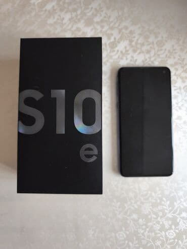 Samsung Galaxy S10e, 128 GB, rəng - Qara, Sensor, Barmaq izi, İki sim kartlı lalafo.az -da Samsung Galaxy S10e, 128 GB, rəng - Qara, Sensor, Barmaq izi, İki sim kartlı