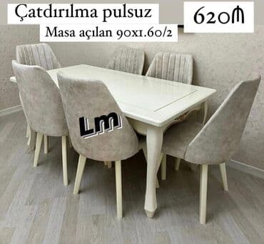 Qonaq otağı üçün, Açılan, 6 stul lalafo.az -da Qonaq otağı üçün, Açılan, 6 stul