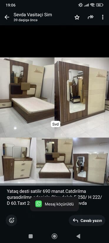 Yataq desti satilir 690 manat.Catdirilma qurasdirilma odenisle.Olcu lalafo.az -da Yataq desti satilir 690 manat.Catdirilma qurasdirilma odenisle.Olcu