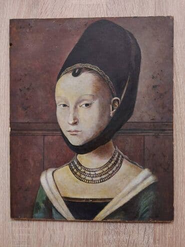 Портрет "Дама в чепце" (копия Петруса Кристуса) Эта работа является lalafo.az -da Портрет "Дама в чепце" (копия Петруса Кристуса) Эта работа является