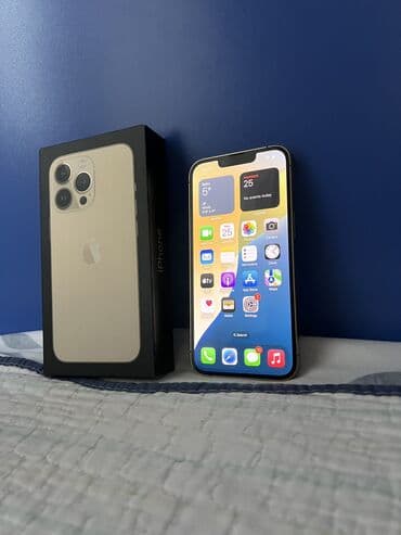 IPhone 13 Pro, 128 GB, Qızılı, Simsiz şarj, Face ID lalafo.az -da IPhone 13 Pro, 128 GB, Qızılı, Simsiz şarj, Face ID