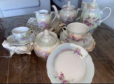 Farfor cay ve kofe desti. Rusiyadan 1998ci alinib, yenidir, istifade lalafo.az -da Farfor cay ve kofe desti. Rusiyadan 1998ci alinib, yenidir, istifade