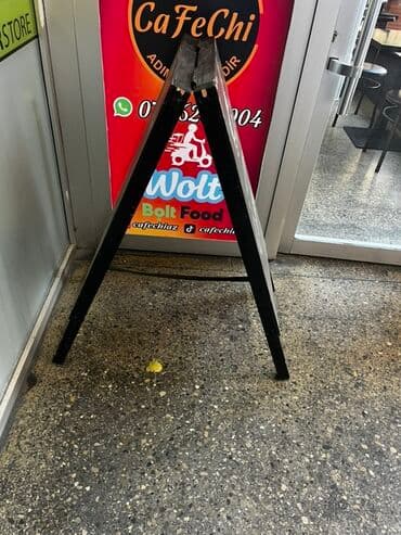 Kafe üçün reklam lövhələri və dekor seti Paketdə: - Qatlana bilən lalafo.az -da Kafe üçün reklam lövhələri və dekor seti Paketdə: - Qatlana bilən