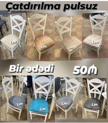 Mətbəx üçün, Qatlanmayan, rəng - Ağ Stul lalafo.az -da Mətbəx üçün, Qatlanmayan, rəng - Ağ Stul