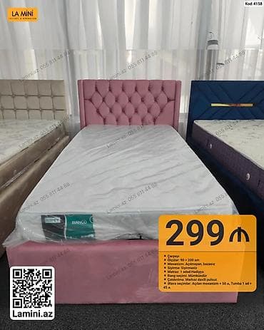 LA MINI çarpayı - Ölçülər: 90 × 200 sm - Mexanizm: Açılmayan, bazasız at lalafo.az LA MINI çarpayı - Ölçülər: 90 × 200 sm - Mexanizm: Açılmayan, bazasız