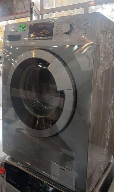 Ön yükləməli paltaryuyan maşın – paslanmayan metal/səma‑boz korpuslu lalafo.az -da Ön yükləməli paltaryuyan maşın – paslanmayan metal/səma‑boz korpuslu