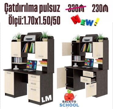 *Yazı masası / iş masası* _*EMDİRİMLƏ*_ Qiymət : *230₼* ➡️Məhsul yeni lalafo.az -da *Yazı masası / iş masası* _*EMDİRİMLƏ*_ Qiymət : *230₼* ➡️Məhsul yeni