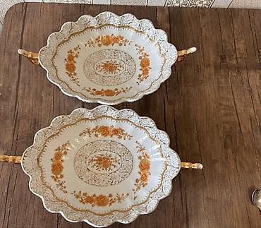 Porcelan oval qab dəsti – 2 ədəd - Material: incə porselen - Rəng və lalafo.az -da Porcelan oval qab dəsti – 2 ədəd - Material: incə porselen - Rəng və