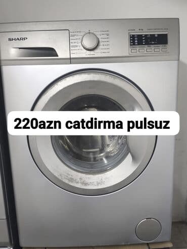 Paltaryuyan maşın Sharp, 6 kq, Avtomat, Qurutmasız, Kredit yoxdur lalafo.az -da Paltaryuyan maşın Sharp, 6 kq, Avtomat, Qurutmasız, Kredit yoxdur