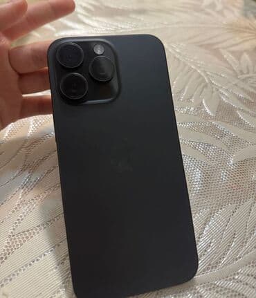 IPhone 15 Pro Max, 256 GB, Black Titanium, Simsiz şarj, Face ID lalafo.az -da IPhone 15 Pro Max, 256 GB, Black Titanium, Simsiz şarj, Face ID