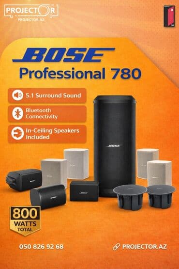 Bose Professional 780 – peşəkar səsləndirmə sistemi - 5.1 Surround lalafo.az -da Bose Professional 780 – peşəkar səsləndirmə sistemi - 5.1 Surround