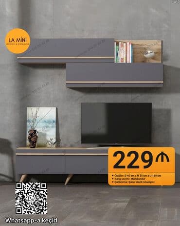 Düz TV altlığı, Polkalı, Laminat lalafo.az -da Düz TV altlığı, Polkalı, Laminat