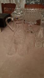 Kəpəkli naxışlı şüşə/kristal dəst - Klassik kəsim ornamentli, şəffaf lalafo.az -da Kəpəkli naxışlı şüşə/kristal dəst - Klassik kəsim ornamentli, şəffaf