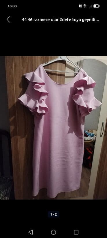 2 defe toya geynilib 10m satilir razmer 44 lalafo.az -da 2 defe toya geynilib 10m satilir razmer 44