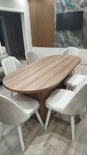 ((0165))*Asya* Masa ve 6 eded stull. Ölçü 2/90 . Masa açilmir. 3- ç lalafo.az -da ((0165))*Asya* Masa ve 6 eded stull. Ölçü 2/90 . Masa açilmir. 3- ç