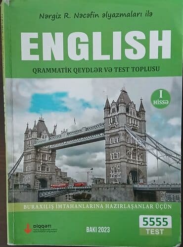İngilis dili 11-ci sinif, 2023 il, Ünvandan götürmə, Ödənişli çatdırılma lalafo.az -da İngilis dili 11-ci sinif, 2023 il, Ünvandan götürmə, Ödənişli çatdırılma