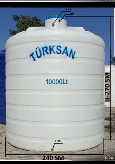Bak, Plastik, 10000 l l, Yeni, Pulsuz çatdırılma lalafo.az -da Bak, Plastik, 10000 l l, Yeni, Pulsuz çatdırılma