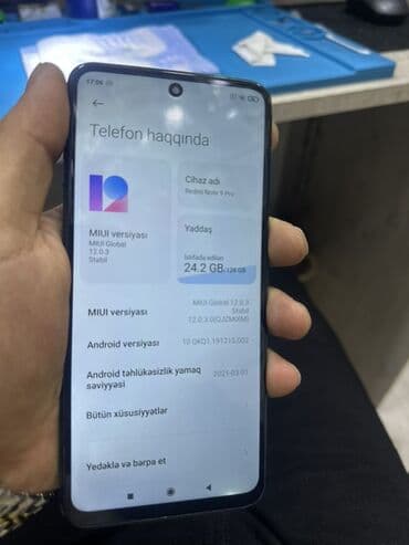 Redmi Note 9 Pro, 128 GB, rəng - Mavi, İki sim kartlı lalafo.az -da Redmi Note 9 Pro, 128 GB, rəng - Mavi, İki sim kartlı
