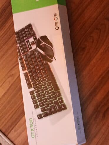 Gtx 300 klavyatura işıqlı mause işiqli hər rəng olur tam idealdır 1gün lalafo.az -da Gtx 300 klavyatura işıqlı mause işiqli hər rəng olur tam idealdır 1gün