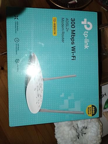 TP-Link TD-W8961N ADSL2+ Modem Router - 300 Mbps Wi‑Fi sürəti - ADSL lalafo.az -da TP-Link TD-W8961N ADSL2+ Modem Router - 300 Mbps Wi‑Fi sürəti - ADSL