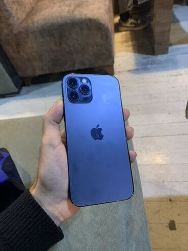 IPhone 12 Pro Max, 128 GB, Göy, Face ID lalafo.az -da IPhone 12 Pro Max, 128 GB, Göy, Face ID
