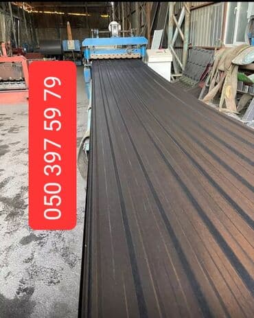 Потолок: Metal kirəmit və profnastil istehsalı - Material: sinklənmiş polad at lalafo.az — 2 Потолок: Metal kirəmit və profnastil istehsalı - Material: sinklənmiş polad — 2