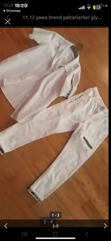 Panco brendi, 11–12 yaş üçün dəst. - Rəng: ağ - Komplekt: köynək və lalafo.az -da Panco brendi, 11–12 yaş üçün dəst. - Rəng: ağ - Komplekt: köynək və