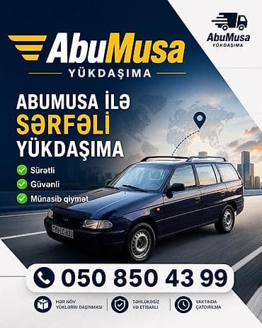 AbuMusa Yükdaşıma – Bakı və rayonlara kiçik və orta həcmli yüklərin lalafo.az -da AbuMusa Yükdaşıma – Bakı və rayonlara kiçik və orta həcmli yüklərin