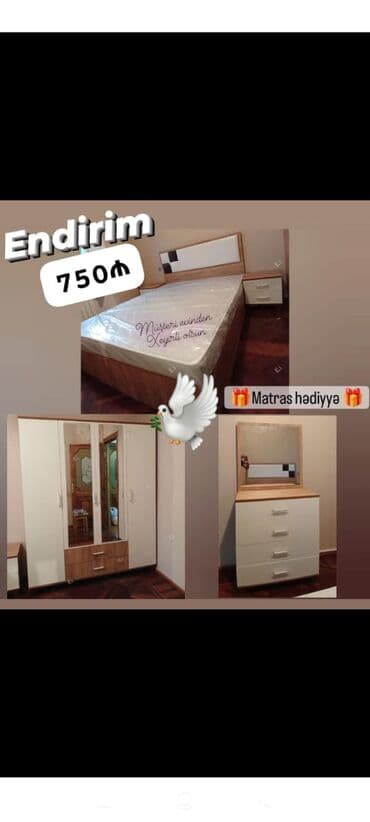 İkinəfərlik çarpayı, Dolab, Termo, 2 tumba, Yeni lalafo.az -da İkinəfərlik çarpayı, Dolab, Termo, 2 tumba, Yeni