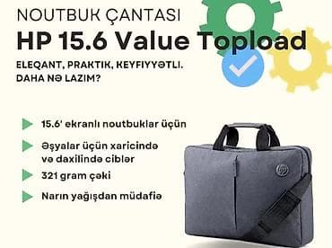 1. 15.6 ekranlı noutbuklar üçün 2. Əşyalar üçün xaricindən və lalafo.az -da 1. 15.6 ekranlı noutbuklar üçün 2. Əşyalar üçün xaricindən və