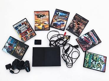 PlayStation 2 Slim + 11 oyun diski – işlək vəziyyətdə Komplektə lalafo.az -da PlayStation 2 Slim + 11 oyun diski – işlək vəziyyətdə Komplektə
