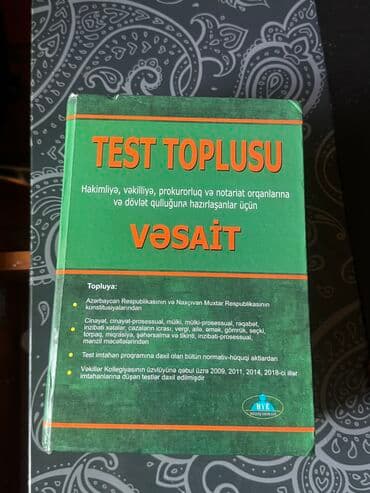 Hüquqşünaslar üçün test toplusu lalafo.az -da Hüquqşünaslar üçün test toplusu